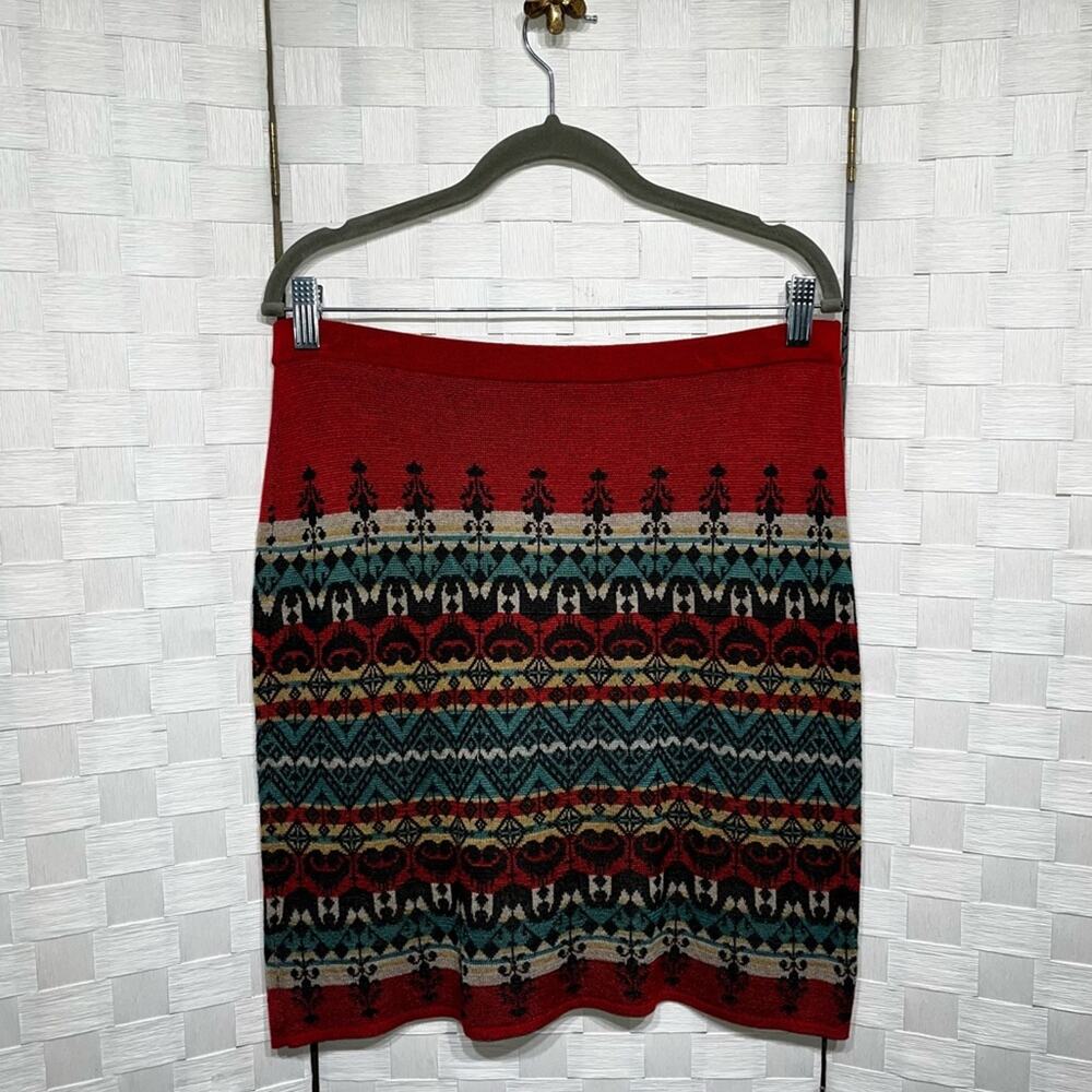 Peruvian Connection Women’s Multi Color Skirt Size Small Aztec Colorful Print